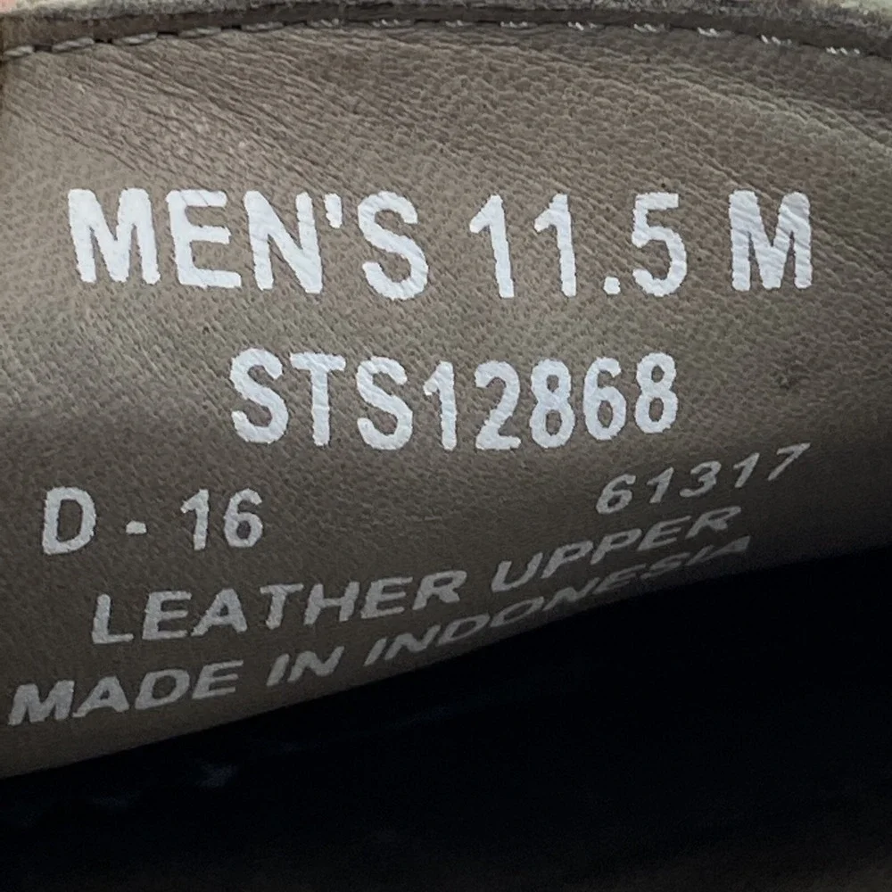Sperry Men's‎ Gold Cup Grey Leather Welt Boat Shoes Size: 11.5 M